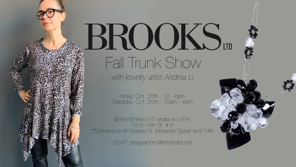 Brooks LTD Denver fall collection trunk show