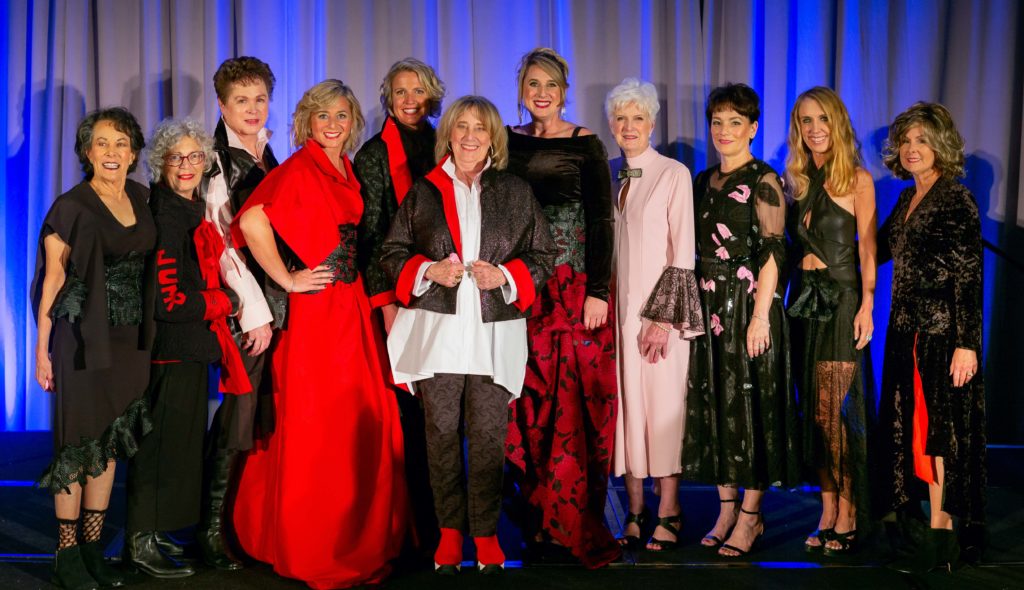 The 2018 Sue Miller Day of Caring lineup in my latest couture Brooks LTD creations. Photo by Hardy Klahold.