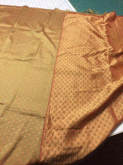 Finding the "right" side of the fabric for a custom ensemble is a critical step in the process.