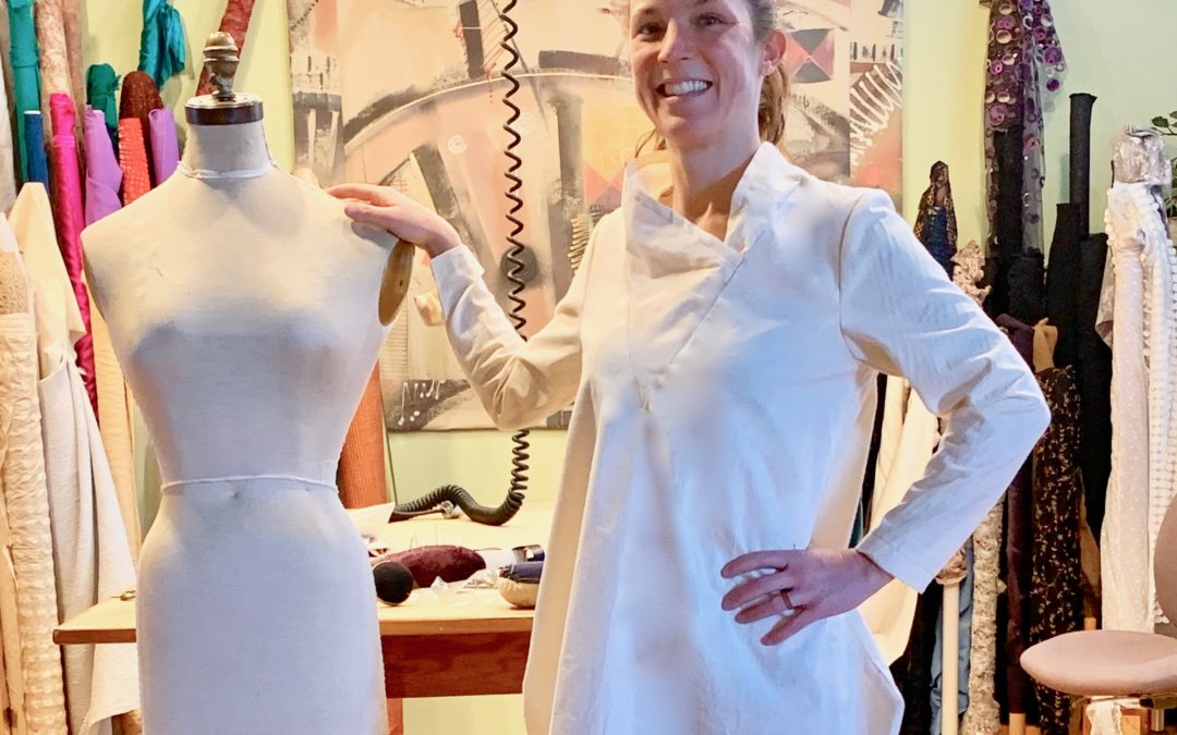 Using Fabric as an Inspiration for a One-of-a-Kind Garment