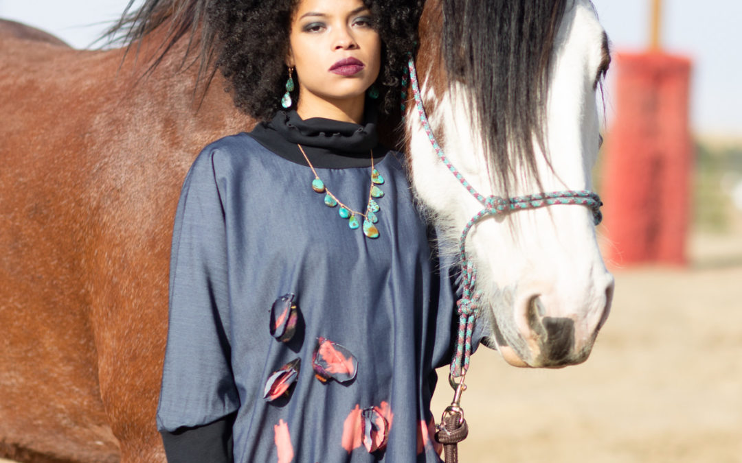 Denim Dress Done Differently with a Tencel fiber