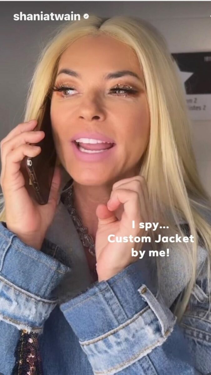 Shania Twain’s Custom Jean Jacket