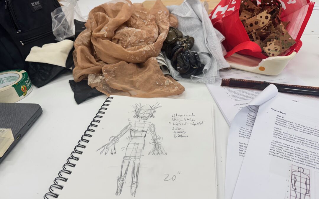 Meet Sylvia, from conceptual design to my handmade marionette